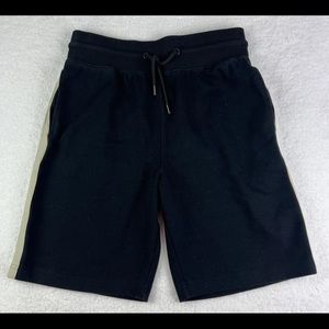 Zara Man Shorts Mens Medium M Casual Black‎ Drawstring Pockets Cotton Blend